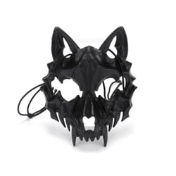 Halloween Skull Party Mask Anime Dragon God Skeleton Half Face Masks Bone - 6