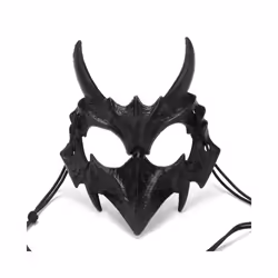 Halloween Skull Party Mask Anime Dragon God Skeleton Half Face Masks Bone - 2
