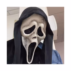 Screaming Ghostface Mask Funny Death Mask Horror Skull HalloweenDemon - x24057f