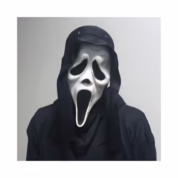 Screaming Ghostface Mask Funny Death Mask Horror Skull HalloweenDemon - x24057