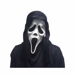 Adult Scream Costume With Latex Mask Halloween Cosplay Horror Ghost Face - Mask