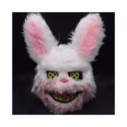 Halloween Horror Cosplay Decorative Prop Mask Bloody Rabbit Plush Bunny - Rabbit