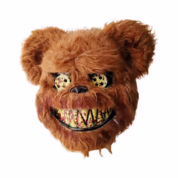 Halloween Horror Cosplay Decorative Prop Mask Bloody Rabbit Plush Bunny - Bear