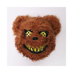 Bloody Plush Bunny Mask Halloween Ghost Festival Mask Realistic Bloody - Bear