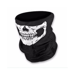 Halloween White Skeleton Gloves and Skull Face Mask for Adult Horror Costume - 1