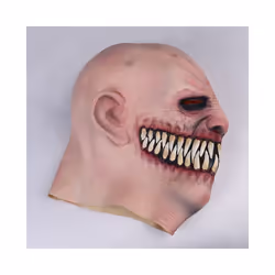Creepy Stalker Men Mask Big Teeth Smile Face Masques Anime Cosplay Mascarillas - Stalker Men