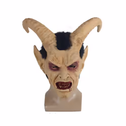 Scary Lucifer Latex Demon Mask Halloween Party Cosplay Costume Props - Lucifer mask