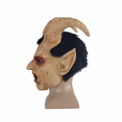 Scary Lucifer Latex Demon Mask Halloween Party Cosplay Costume Props - Lucifer mask