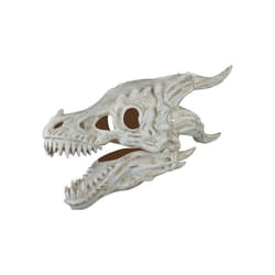 New Dragon Mask Movable Jaw Dino Mask Moving Jaw Dinosaur Decor Mask For - White