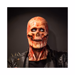 Scary Walking Dead Zombie Head Mask Latex Creepy Halloween Costume Party - As Show
