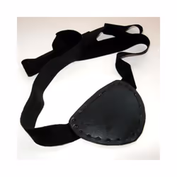 Cosplay Pirate Leather Eye Patch Cover Steampunk Blindfold Eyepatch Gear - Black