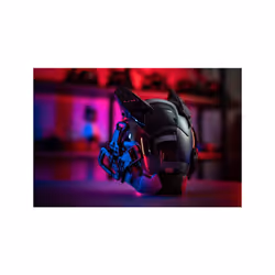 Cyber punk Cosplay Hellboy Retaliation Shinobi mask Black Samurai Wars - Black