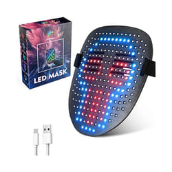 50 Patterns Led Light-up Mask Gesture Control Face Changing, Cosplay Accessories - LED MASK