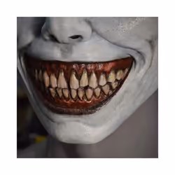 Reepy Halloween Zombie Mask Smiling Demons The Evil Cosplay Props Scarry - mianju