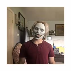 Reepy Halloween Zombie Mask Smiling Demons The Evil Cosplay Props Scarry - mianju