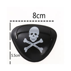 Plastic Pirate Eye Patches Halloween Theme Party Pirates Caribbeans Captain - 10014