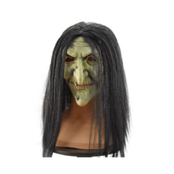 Old Man Horror Mask Halloween Party Carnival Full Head Latex Mask Adult - Scary witch mask