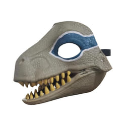 3d Dinosaur Mask Movable Jaw Dino Mask Opening Jaw Dinosaur Decor Mask - Blue