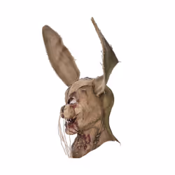 Cafele Bloody Rabbit Bunny Mask Halloween Scary Mask Creepy Halloween - bloody rabbit mask