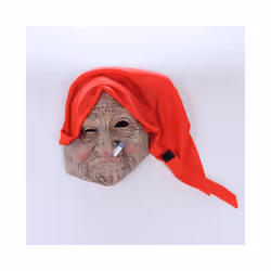 Halloween Latex Masks Cosplay Smoking Old Women Grandma Mask Costumes - Smoking mask