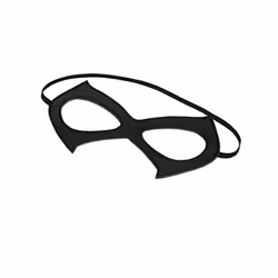 Cosplay Masks Costume Black  Leather Eye Mask Cosplay Sexy Eye Mask Eyewear - Black