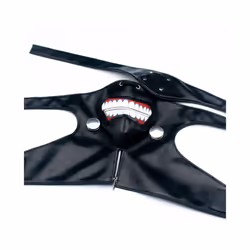 Anime Tokyo Ghoul Kaneki Ken Cosplay Costumes Mask Halloween Party Adjustable - A