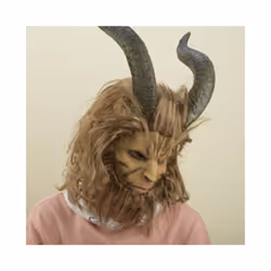 Movie Beauty And The Beast Mask Cosplay Costume Latex Masks Helmet Halloween - 1