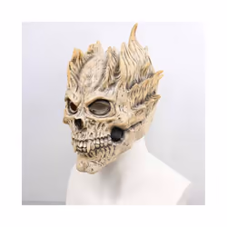Horror Halloween Skeleton Mask Skull Warrior Mask Death Skull Skull Horror - A