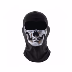 Venom Navy Tactical Skull Cosplay Face Mask Full Black Ghost Cycling Cover - Ghost