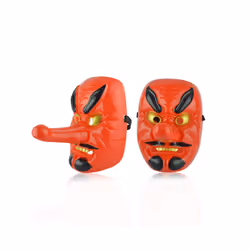 Demon Slayer Kimetsu No Yaiba Urokodaki Sakonji Cosplay Hannya Tengu Mask - Red
