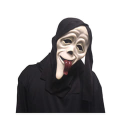 Ghost Face Scream Movie Horror Mask Halloween Killer Cosplay Adult Costume - as shown