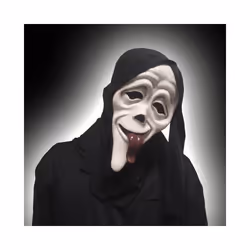 Ghost Face Scream Movie Horror Mask Halloween Killer Cosplay Adult Costume - as shown