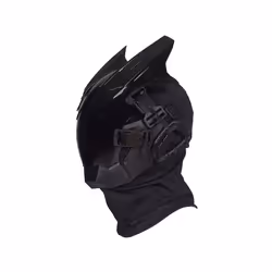 Cyberpunk Mask Helmet Cosplay PROJECT Black Horns Masks CyberDemon Retaliation - Black