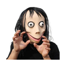 Creepy Horror Devil Mask Scary Momo Mask Creepy Halloween Latex Cosplay - MOMO MASK