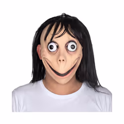 Creepy Horror Devil Mask Scary Momo Mask Creepy Halloween Latex Cosplay - MOMO MASK