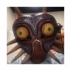Majora's Mask Legend of Zelda Scary Realistic Face Mask Halloween Cosplay - style B not glow