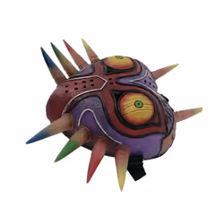 Majora's Mask Legend of Zelda Scary Realistic Face Mask Halloween Cosplay - style B not glow
