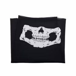 Outdoor Motorcycle Training Mask Cool Skull Bike Scarf Mask Bandana Motor - Black