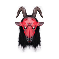Goat Antelope Mask Latex Animal Head Mask Farmyard Animal Goat Masks Adults - Clickers