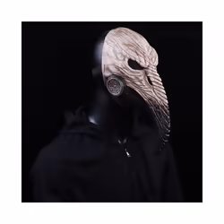 Steampunk Plague Doctor Mask Cosplay Long Nose Bird Beak Latex Masks Carnival - long bird beak