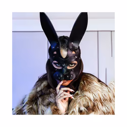 Sex Adult Products SM Sex Toy BDSM Mask Sexy Rabbit Restraint Hood Mask - Masks 1