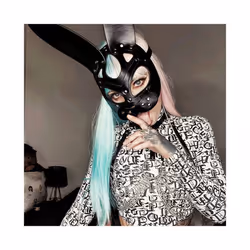 Sex Adult Products SM Sex Toy BDSM Mask Sexy Rabbit Restraint Hood Mask - Masks 1