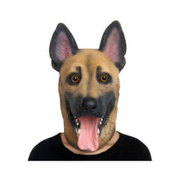 Animal Mask German Shepherd Latex Dog HeadFull Face Adult Mask Fancy Dress - S144