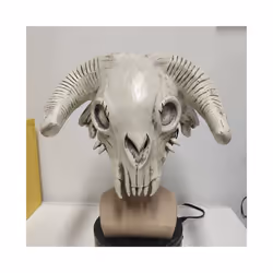 Scary Animal Horn Mask Cow Head Skull Mask Halloween Horror Carnival Fancy - mask