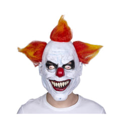 Scary Evil Halloween Clown Mask Horror Cosplay Costume Props Adult Latex - mask