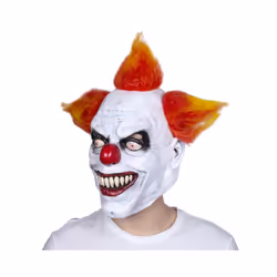 Scary Evil Halloween Clown Mask Horror Cosplay Costume Props Adult Latex - mask