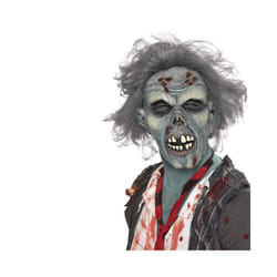 Halloween Explosive Hair Zombie Mask Creepy Evil Monster  Cosplay Costume - Zombie Mask