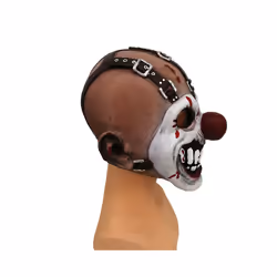 Halloween Creepy Mask Horror Fancy Dress Party Latex Scary Clown Mask - a