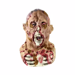 Halloween Horror Seaweed Rotting Zombies Mask Halloween Latex Fancy Accessory - Seaweed mask