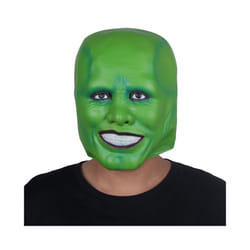 The Mask Funny Green Latex Mask Jim Carrey Movie Cosplay Headgear Halloween - a